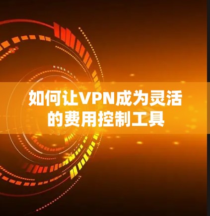 如何让VPN成为灵活的费用控制工具 如何让VPN成为灵活的费用控制工具