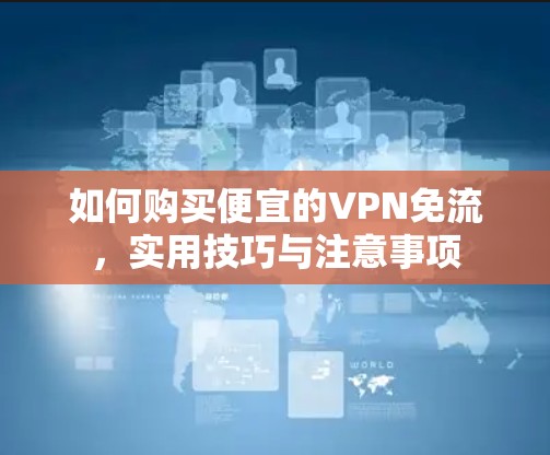如何购买便宜的VPN免流，实用技巧与注意事项