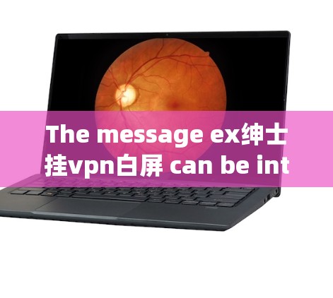 The message ex绅士挂vpn白屏 can be interpreted as follows: The message ex绅士挂vpn白屏 can be interpreted as follows: