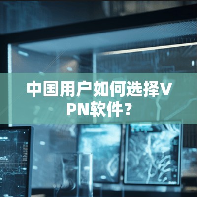 中国用户如何选择VPN软件？