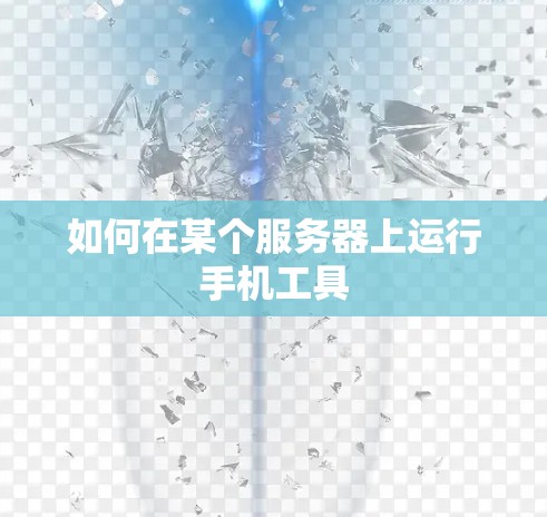 如何在某个服务器上运行手机工具 如何在某个服务器上运行手机工具
