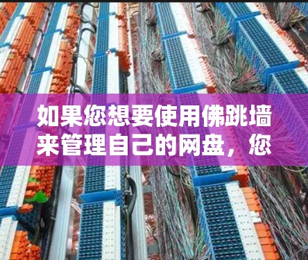 如果您想要使用佛跳墙来管理自己的网盘,您可以按照以下步骤进行 如果您想要使用佛跳墙来管理自己的网盘,您可以按照以下步骤进行