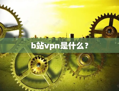 b站vpn是什么？