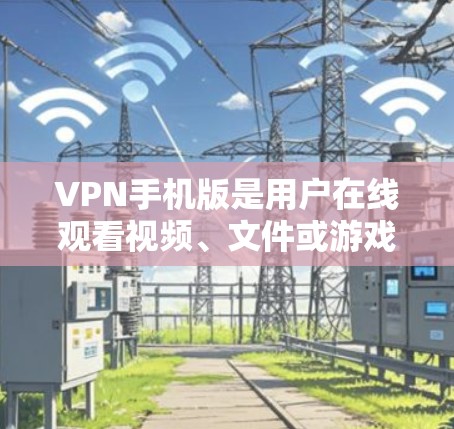 VPN手机版是用户在线观看视频、文件或游戏时常用的工具。以下是一些推荐的VPN手机版下载链接和使用方法 VPN手机版是用户在线观看视频、文件或游戏时常用的工具。以下是一些推荐的VPN手机版下载链接和使用方法