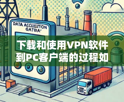 下载和使用VPN软件到PC客户端的过程如下