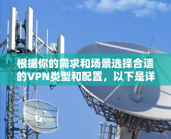 根据你的需求和场景选择合适的VPN类型和配置,以下是详细的建议 根据你的需求和场景选择合适的VPN类型和配置,以下是详细的建议