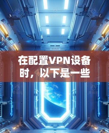 在配置VPN设备时，以下是一些步骤和注意事项
