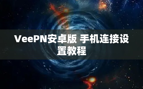 VeePN安卓版 手机连接设置教程