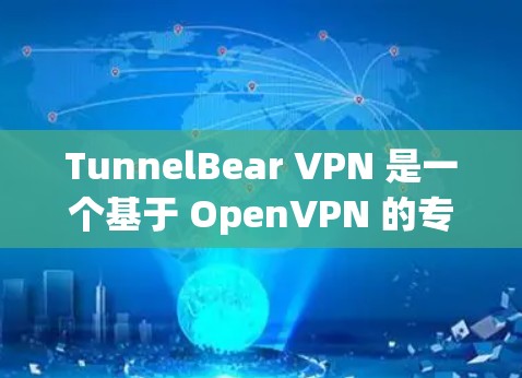 TunnelBear VPN 是一个基于 OpenVPN 的专业VPN 工具，提供多种功能和配置选项，适合需要多设备连接和多种网络支持的用户。以下是详细介绍