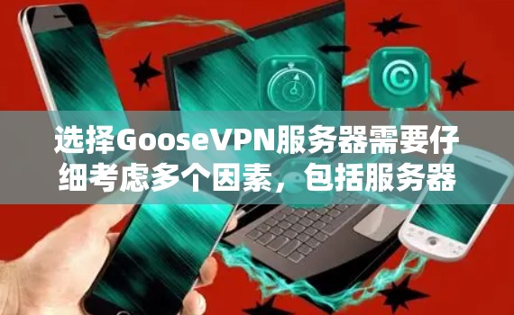 选择GooseVPN服务器需要仔细考虑多个因素，包括服务器类型、适合的用户群体、IP地址、需求（实时视频、语音通话）安全环境、配置选项以及功能支持等。以下是详细的步骤指南