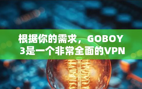 根据你的需求,GOBOY 3是一个非常全面的VPN加速器,适合需要稳定、安全和多设备使用的用户。以下是对GOBOY 3的详细推荐